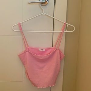 Cute pink summer crop top